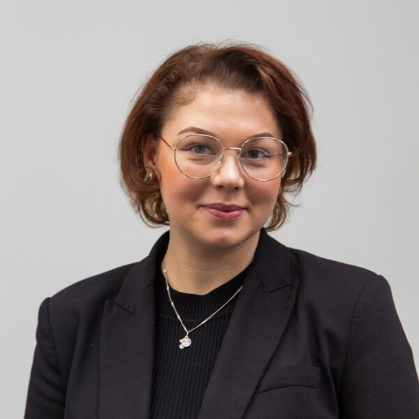 A headshot of NMM's Special Projects Coordinator Viktoriia Kozerenko